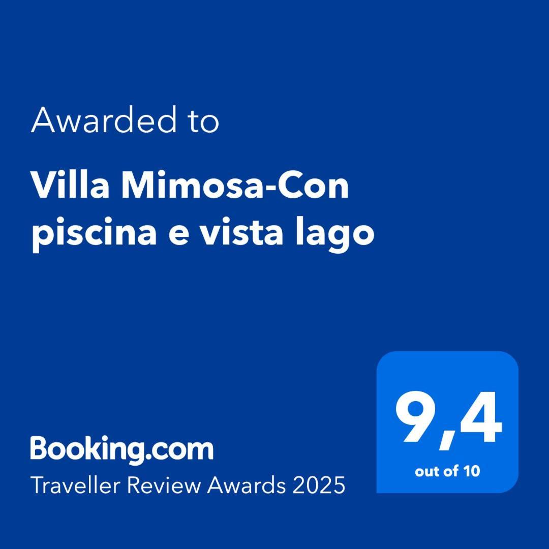 Villa Mimosa-Con Piscina E Vista Lago Brenzone sul Garda Exterior foto